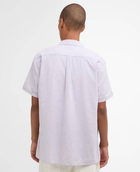 Nelson Regular Short-Sleeved Shirt Heather Mist