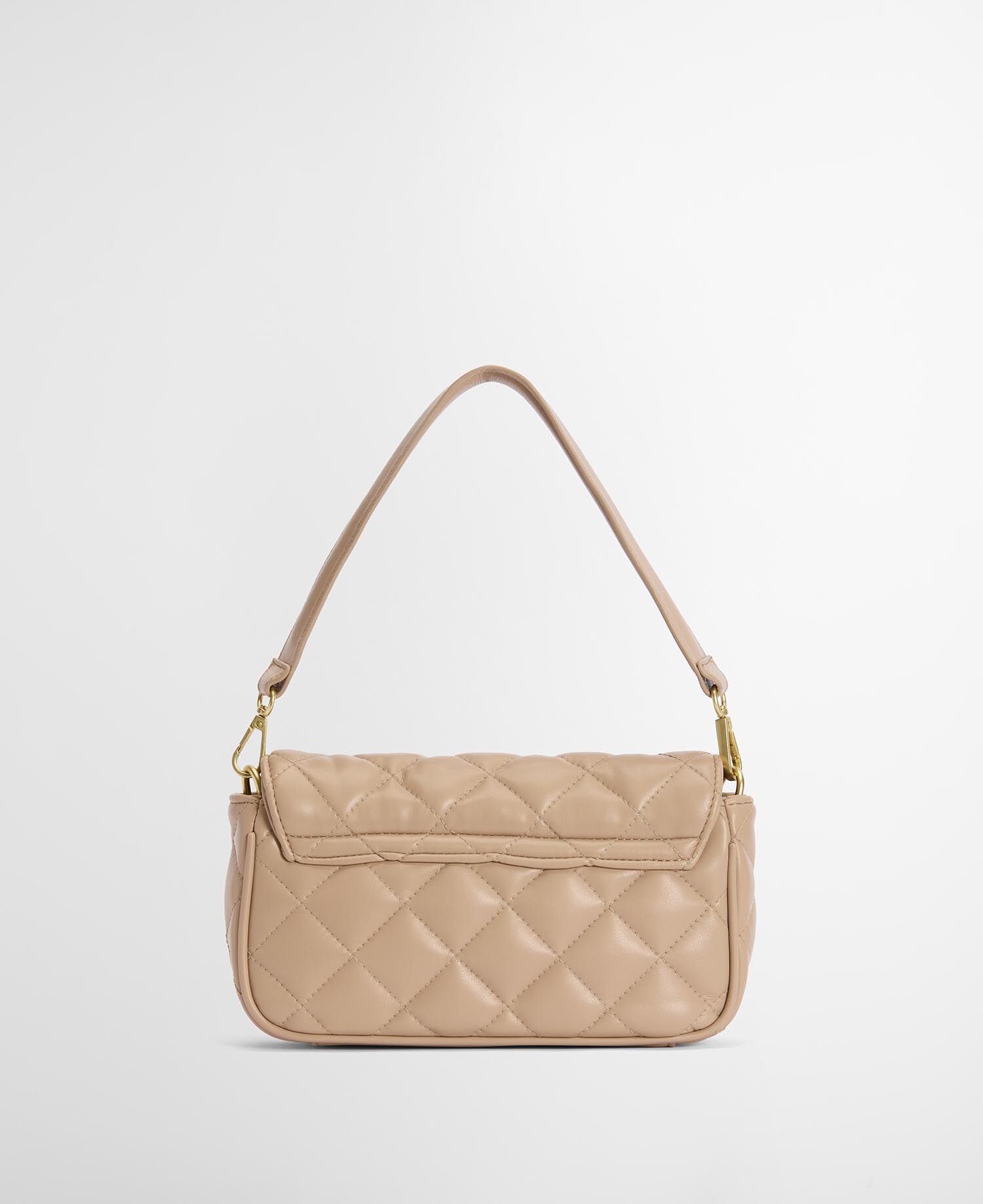 Soft Quilt Mini Soho Crossbody Bag Camel