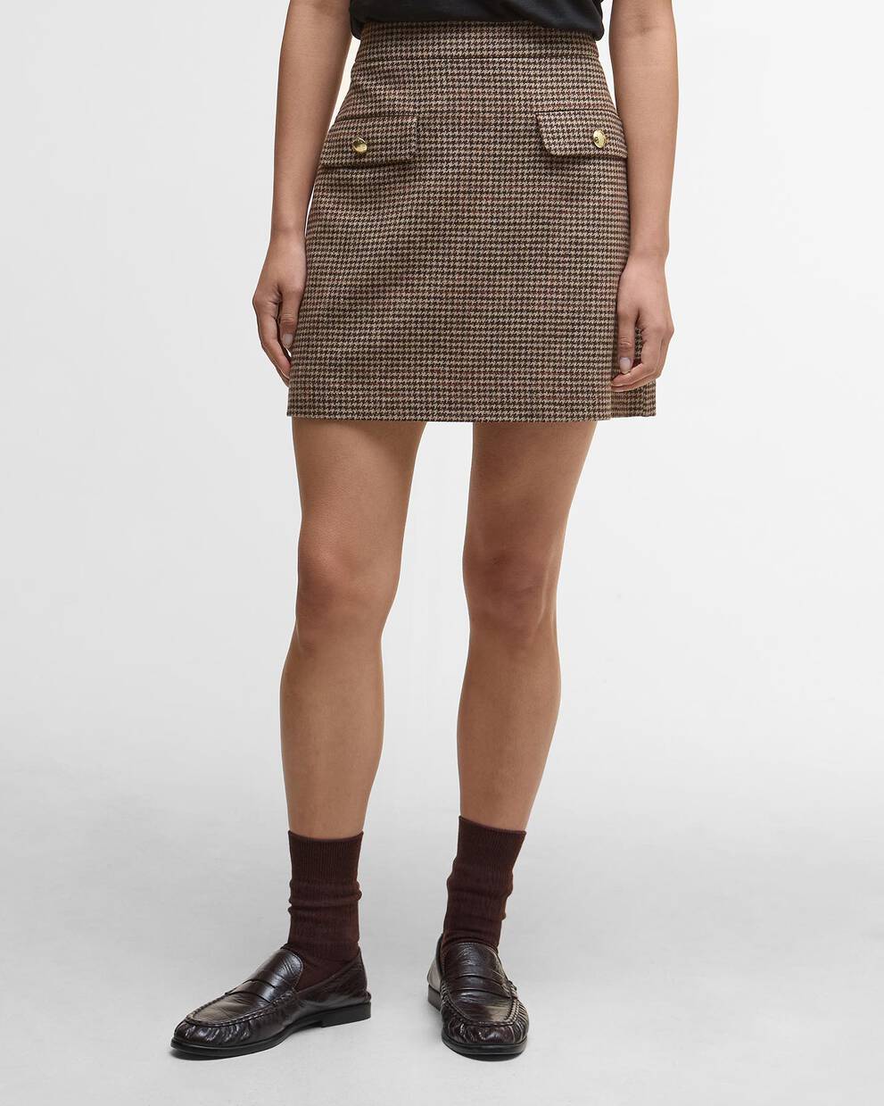 Sophia Wool Mini Skirt