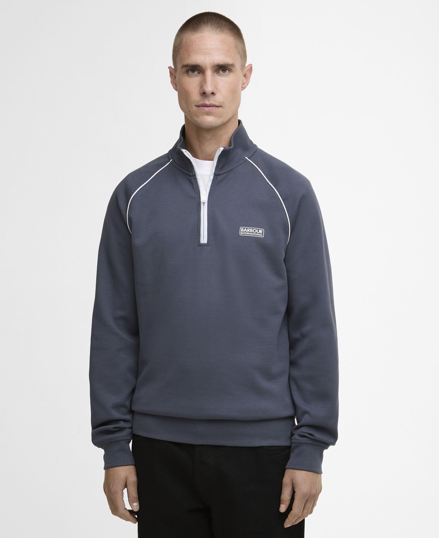 Markford Quarter-Zip Jumper Storm Grey