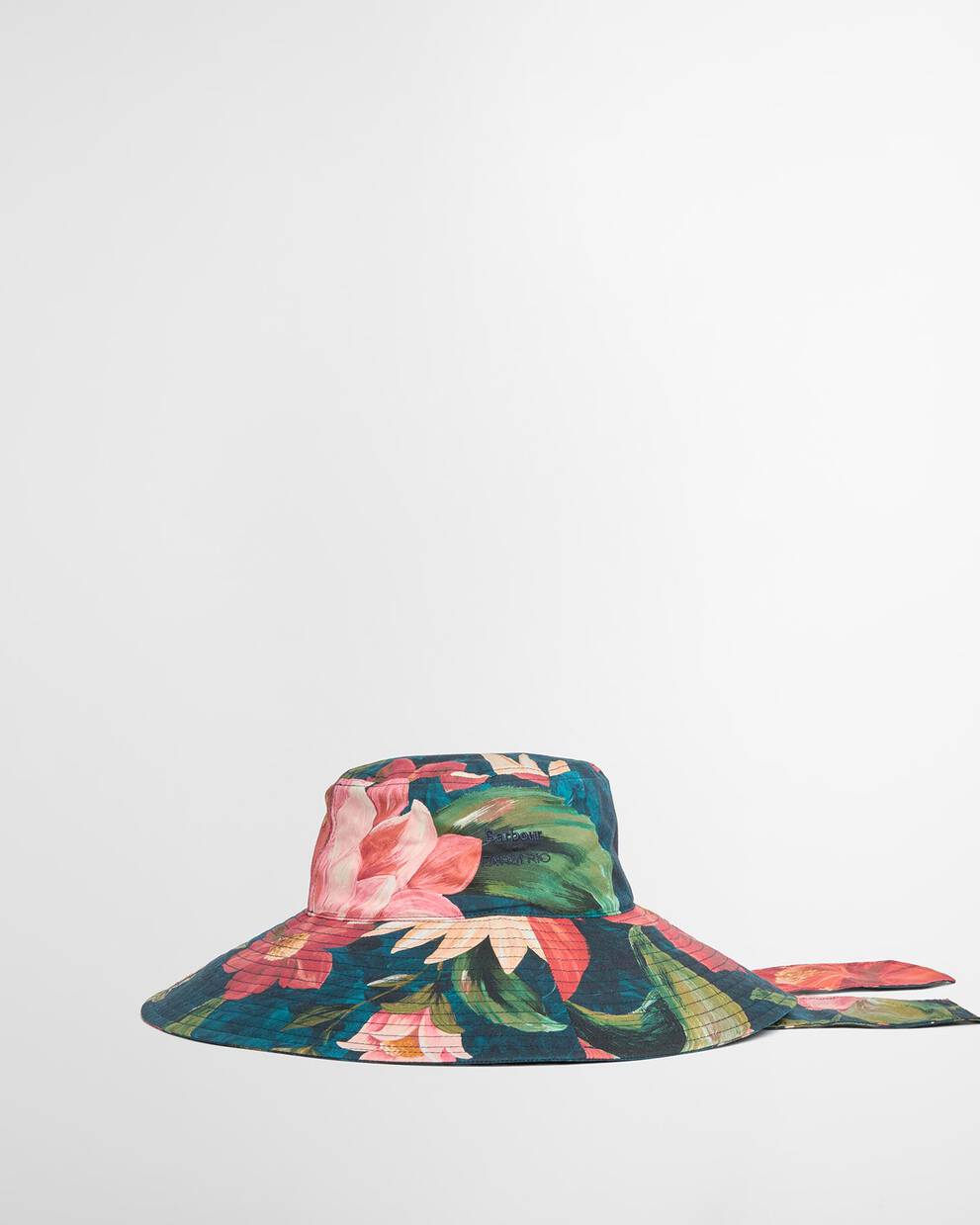 Barbour FARM Rio Wild Flower Sun Hat Navy Wildflower