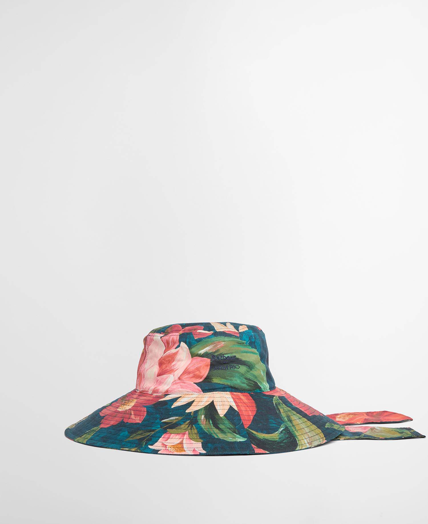 Barbour FARM Rio Wild Flower Sun Hat Navy Wildflower image number 0