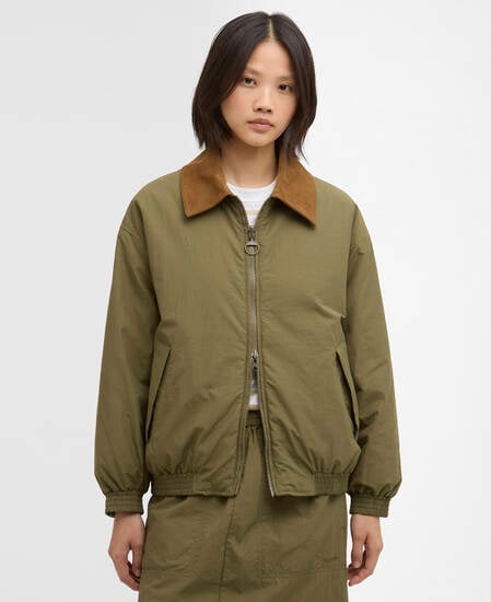 Maureen Reversible Casual Jacket Burnt Olive/Ancient
