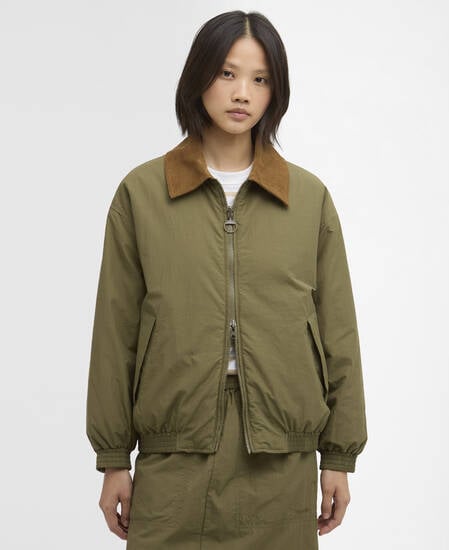 Maureen Reversible Casual Jacket Burnt Olive/Ancient