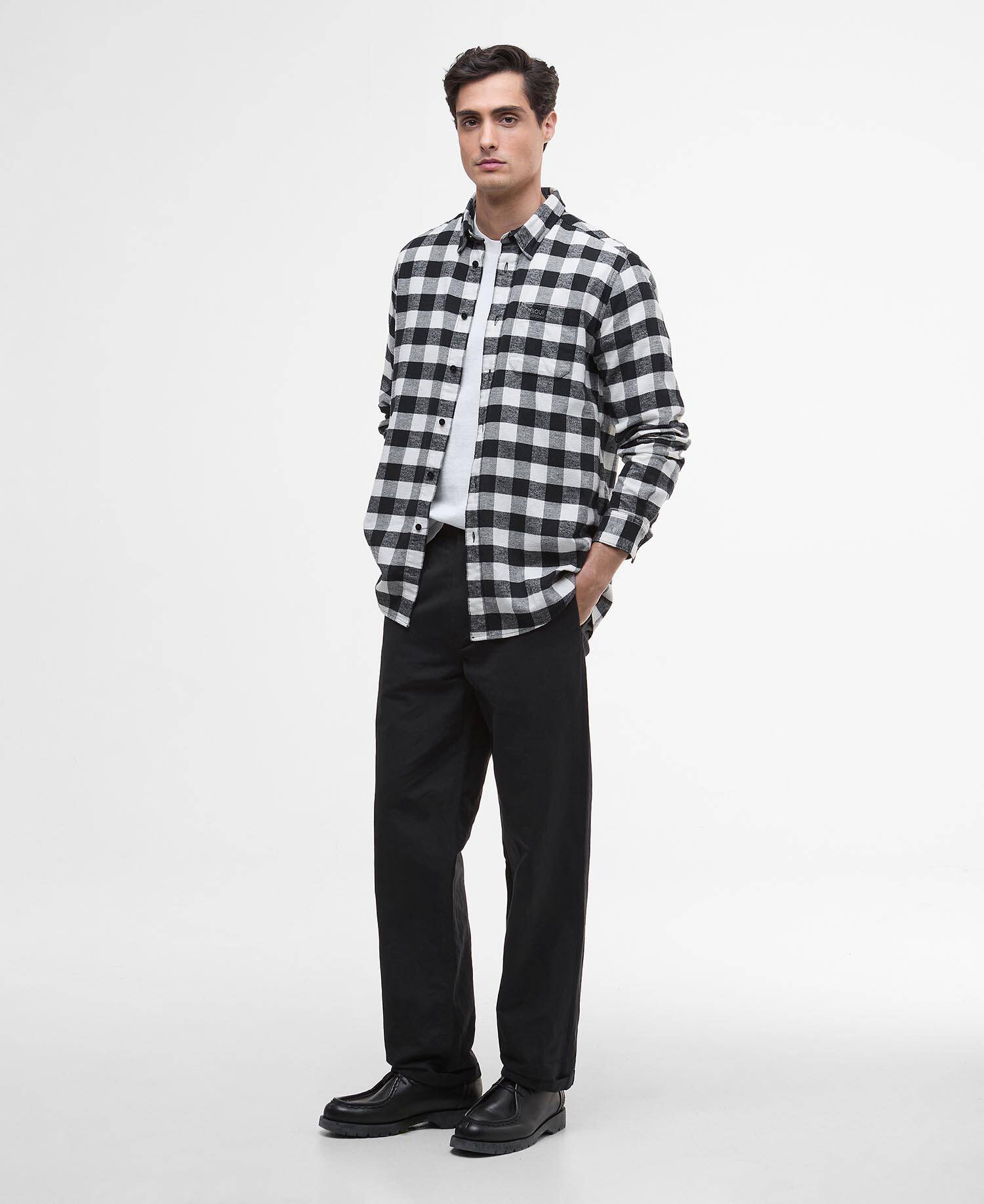 Blackstreak Gingham Long-Sleeved Shirt image number 1