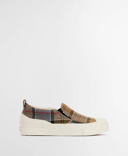 Cowan Slip-On Trainers Dress Tartan