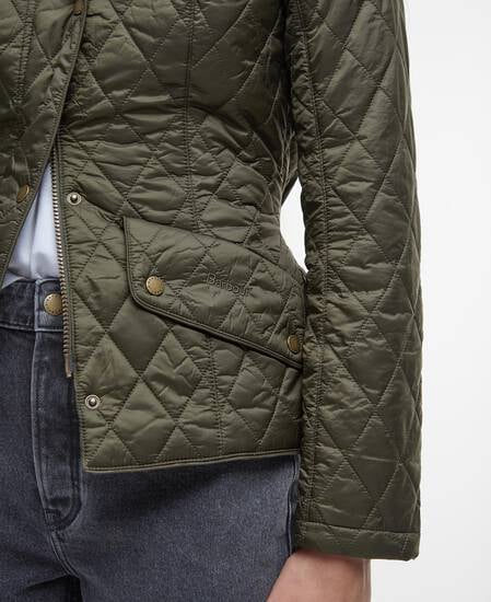 Flyweight Cavalry Quilted Jacket Olive