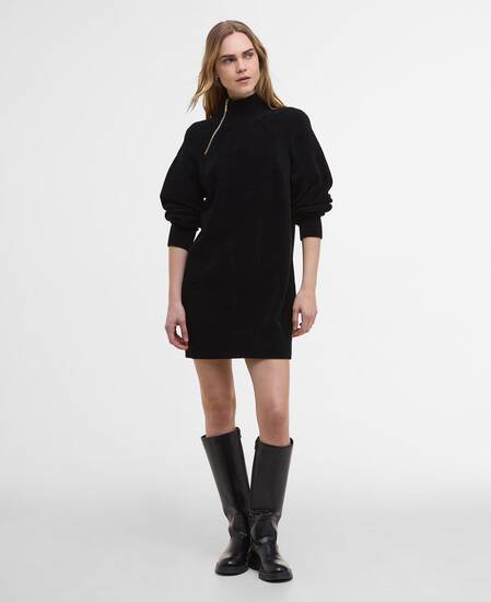 Strickkleid Saskia Mini Black