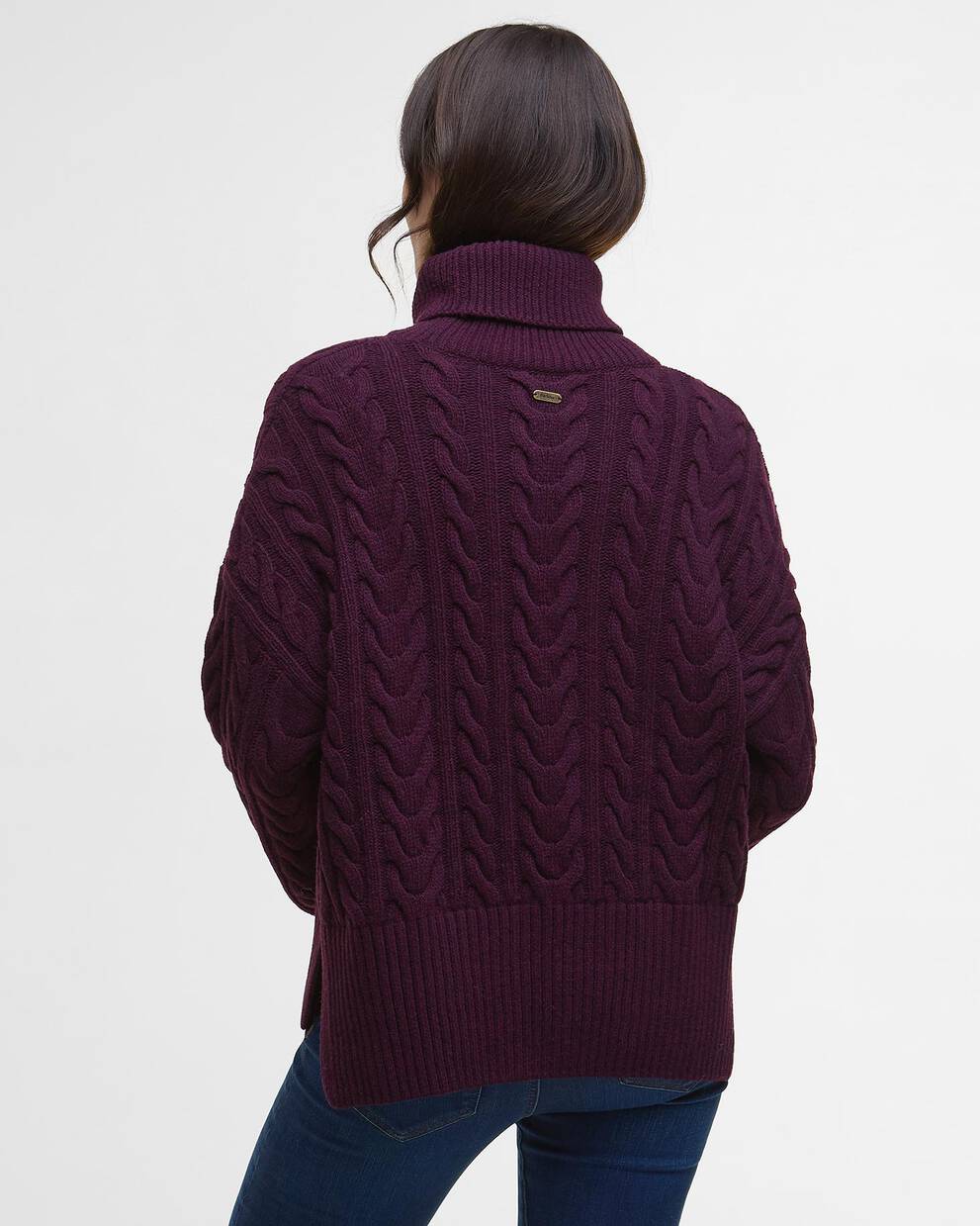 Maglione Embleton a collo alto con risvolto