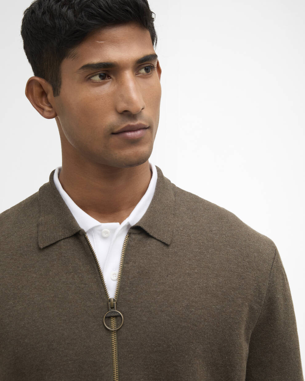 Crowcombe Knitted Zip-Up Jumper