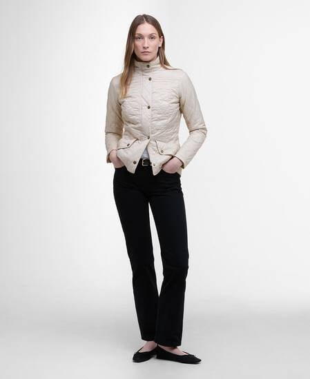 Flyweight Cavalry Quilted Jacket Pearl-Stone