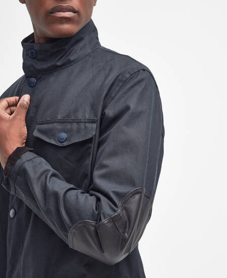 Ogston Waxed Jacket Classic Navy