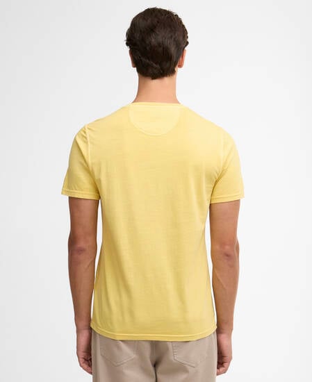 Washed Tartan T-Shirt Washed Yellow
