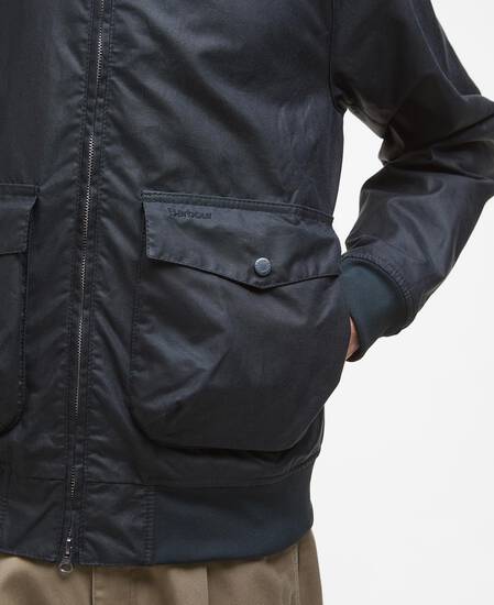 Wachsjacke Modern Royston Navy