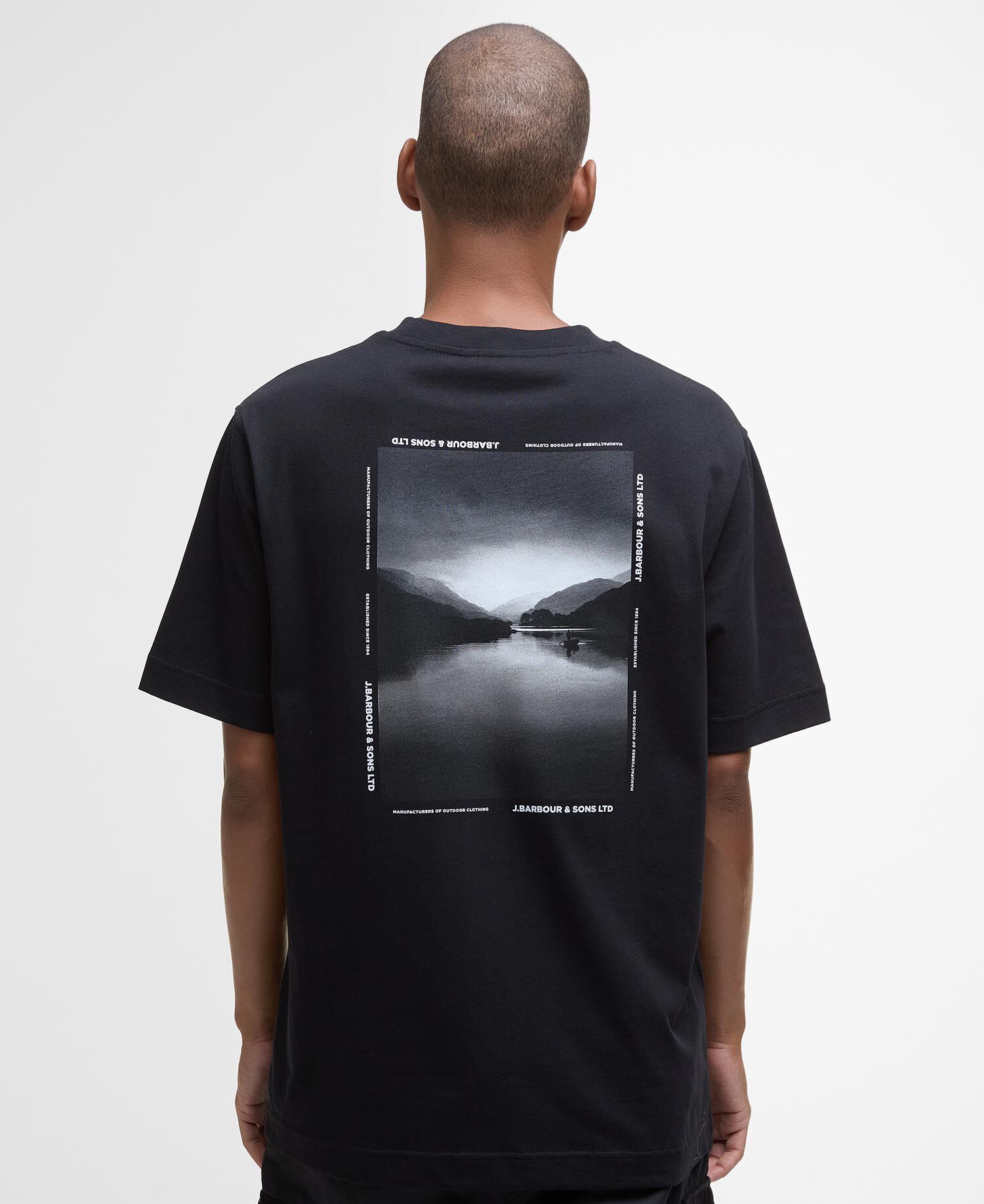 Parkend Photographic Relaxed T-Shirt Black