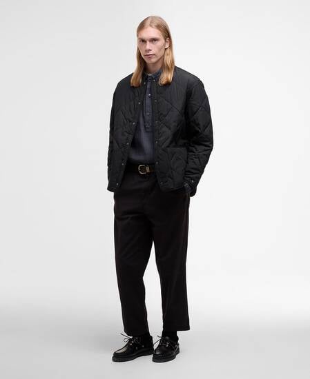 Barbour x Kaptain Sunshine Quilted Liner Black