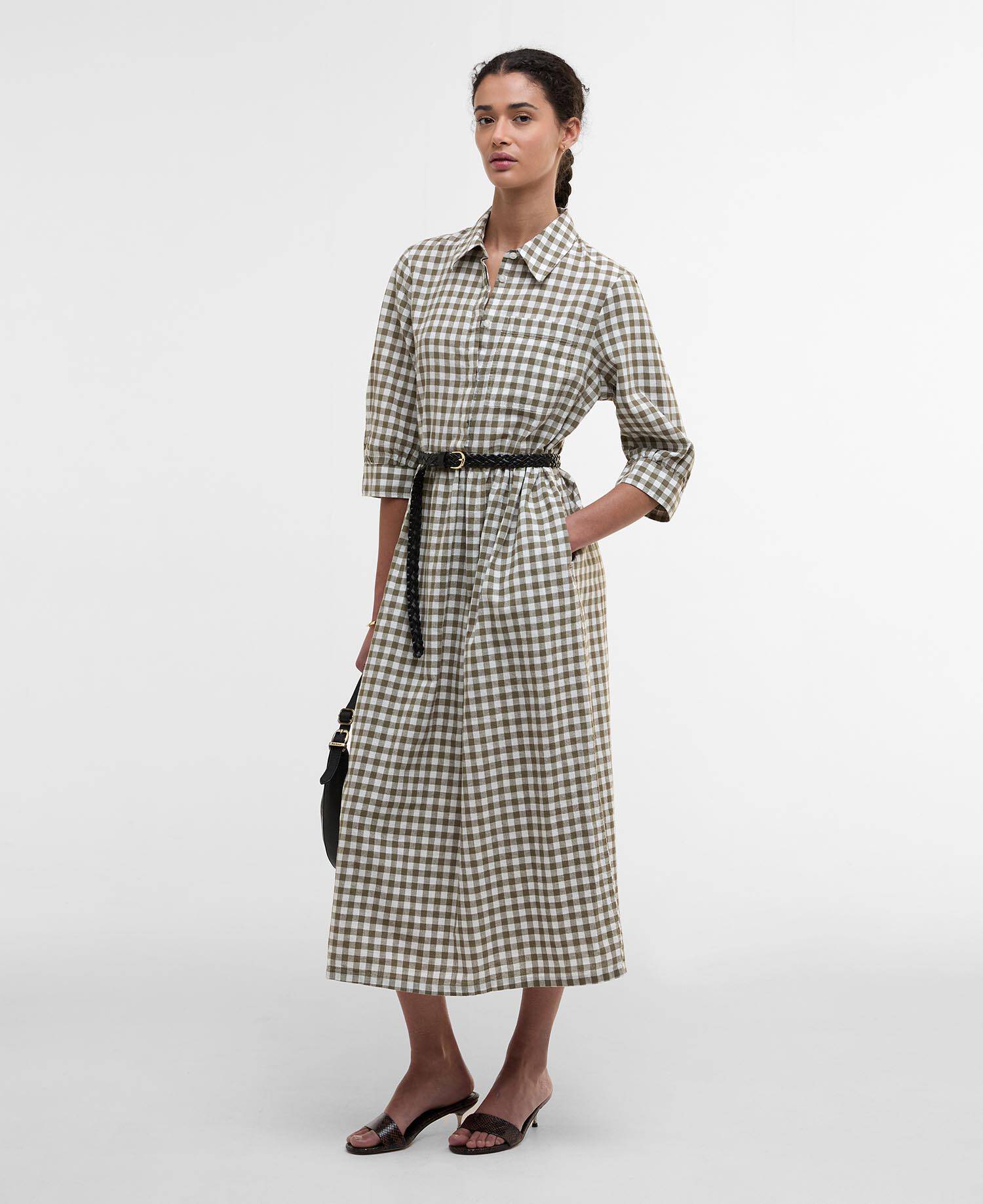 Adele Gingham Midi Dress image number 0