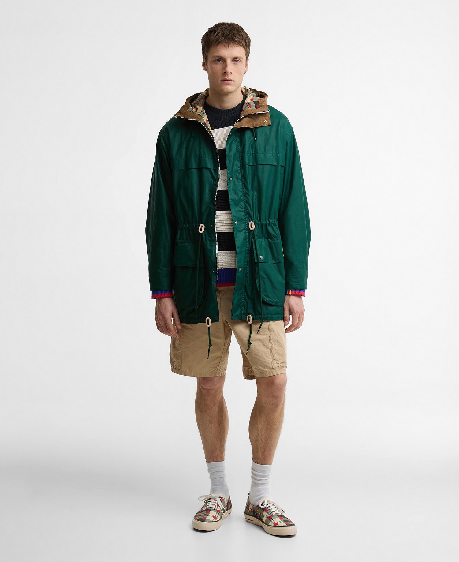 Buy Paul Smith Loves Barbour Durham Waxed Jacket for N/A 0.0