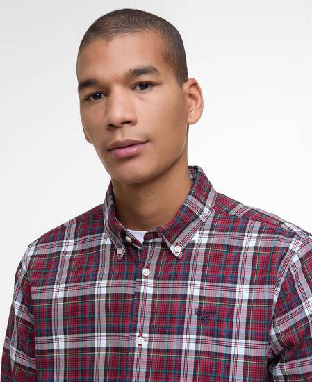 Mosswood Tailored Long-Sleeved Shirt Red Mosswood Tailored Long-Sleeved Shirt Red