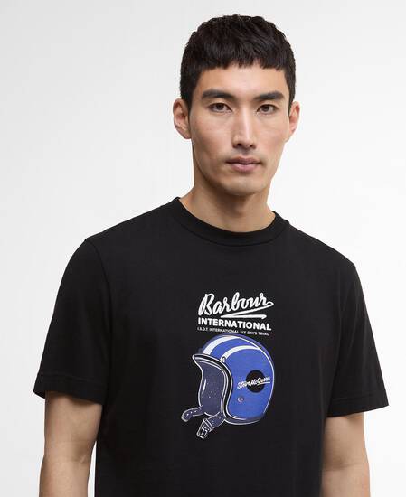 T-shirt con stampa Vecton Black