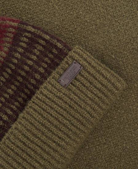 Branton Beanie and Scarf Gift Set Army Green