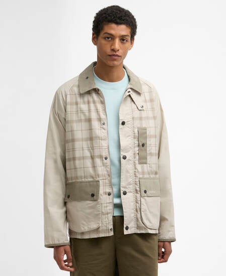 Festival Modified Bedale Casual Jacket Mist Tartan