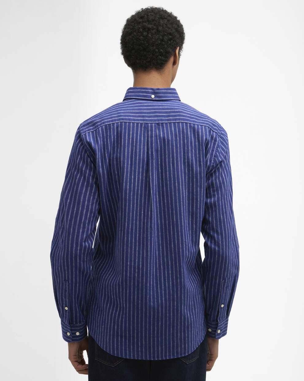 Nelson Striped Long-Sleeved Tailored Shirt