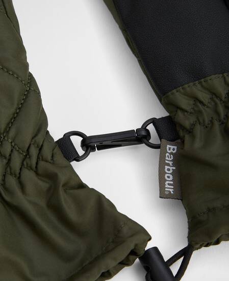 Joni Waterproof Quilted Gloves Forest