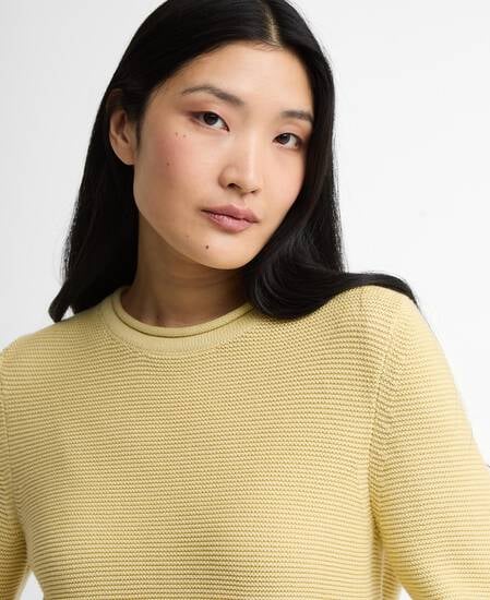 Fawley Crew Neck Jumper Soured Citrus