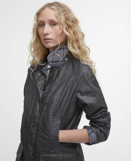 Beadnell&reg; Waxed Jacket Classic Black