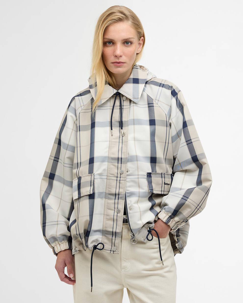 Giacca antipioggia Ballina con motivo a quadri