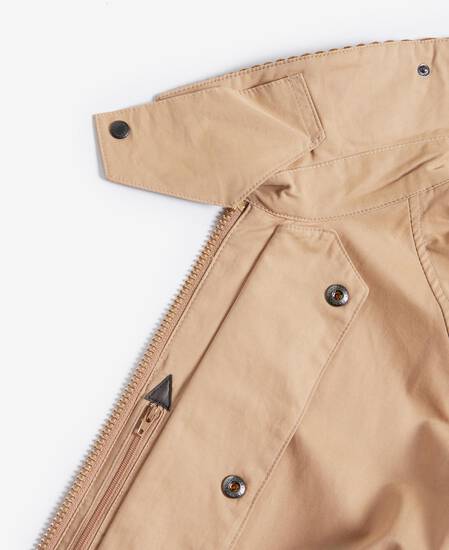 Transporter Oversized Casual Jacket Stone