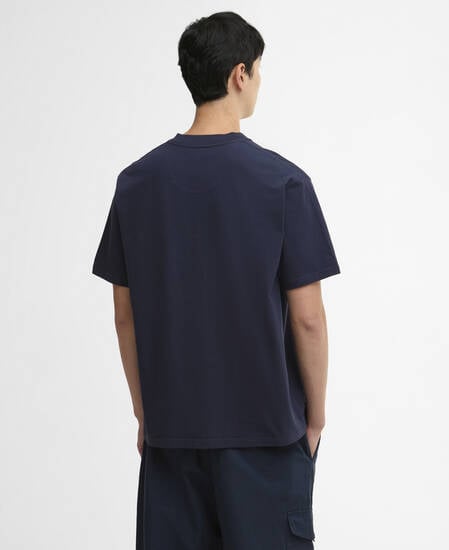 Dalton Logo Oversized T-Shirt Navy