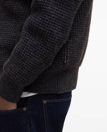 Gearstone Textured Knit Charcoal Marl