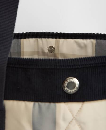 Healy Quilted Tote Bag Dress Indigo