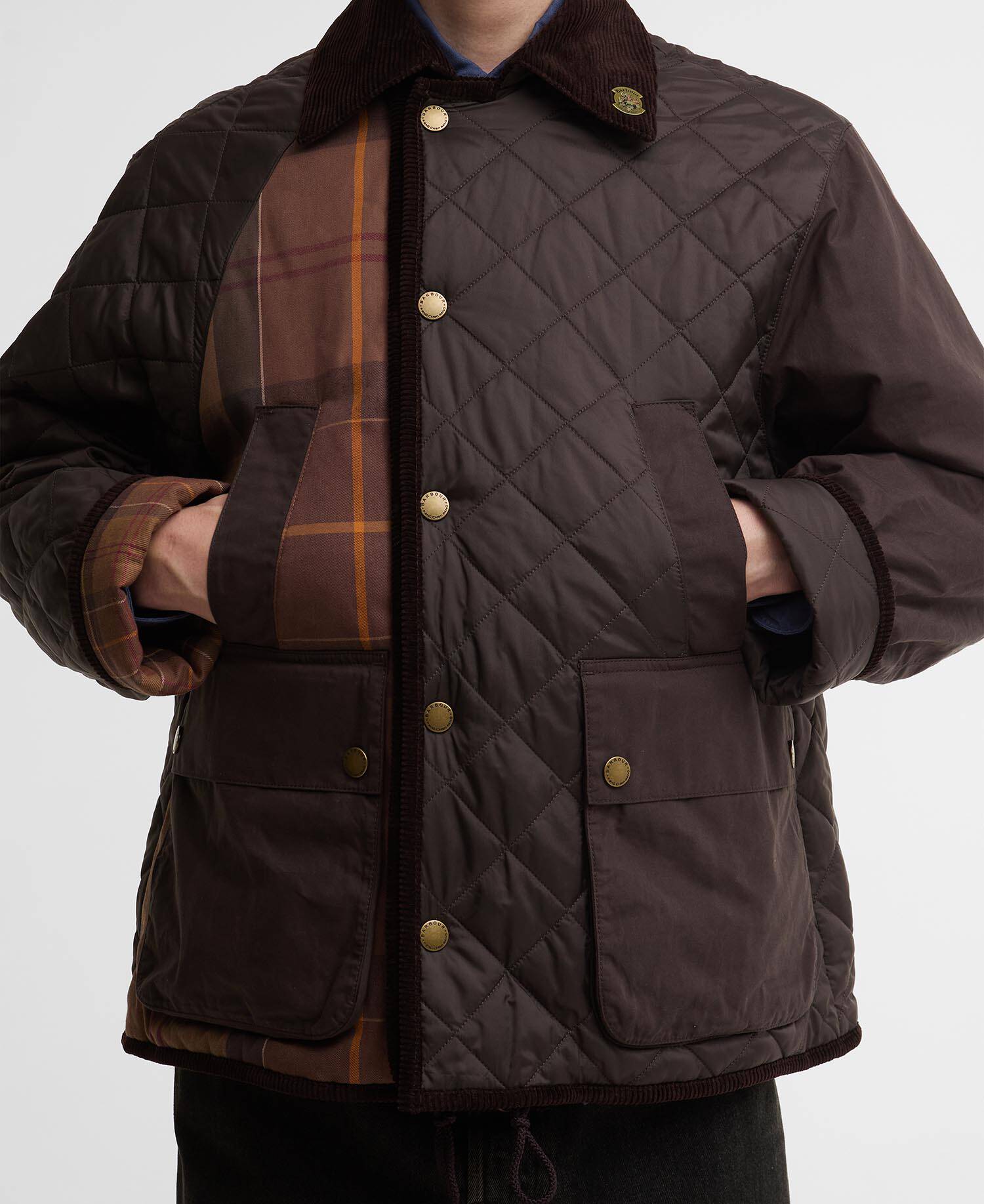 Barbour x Feng Chen Wang Fendale Quilted Jacket Rustic image number 8