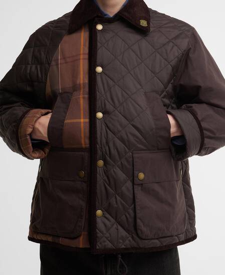 Barbour x Feng Chen Wang Steppjacke Fendale Rustic