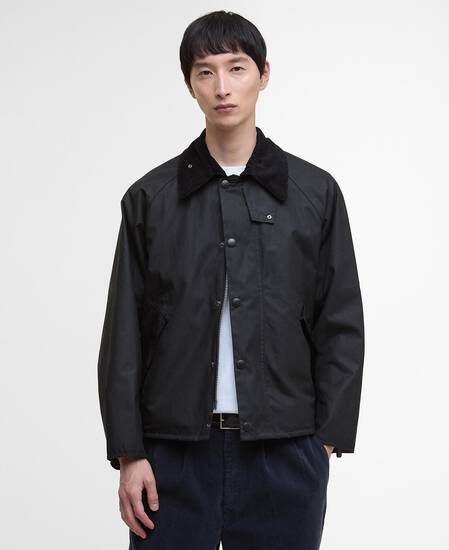 Modified Transport Waxed Jacket Black