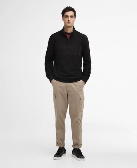 Kaspian Quarter-Zip Sweatshirt Black