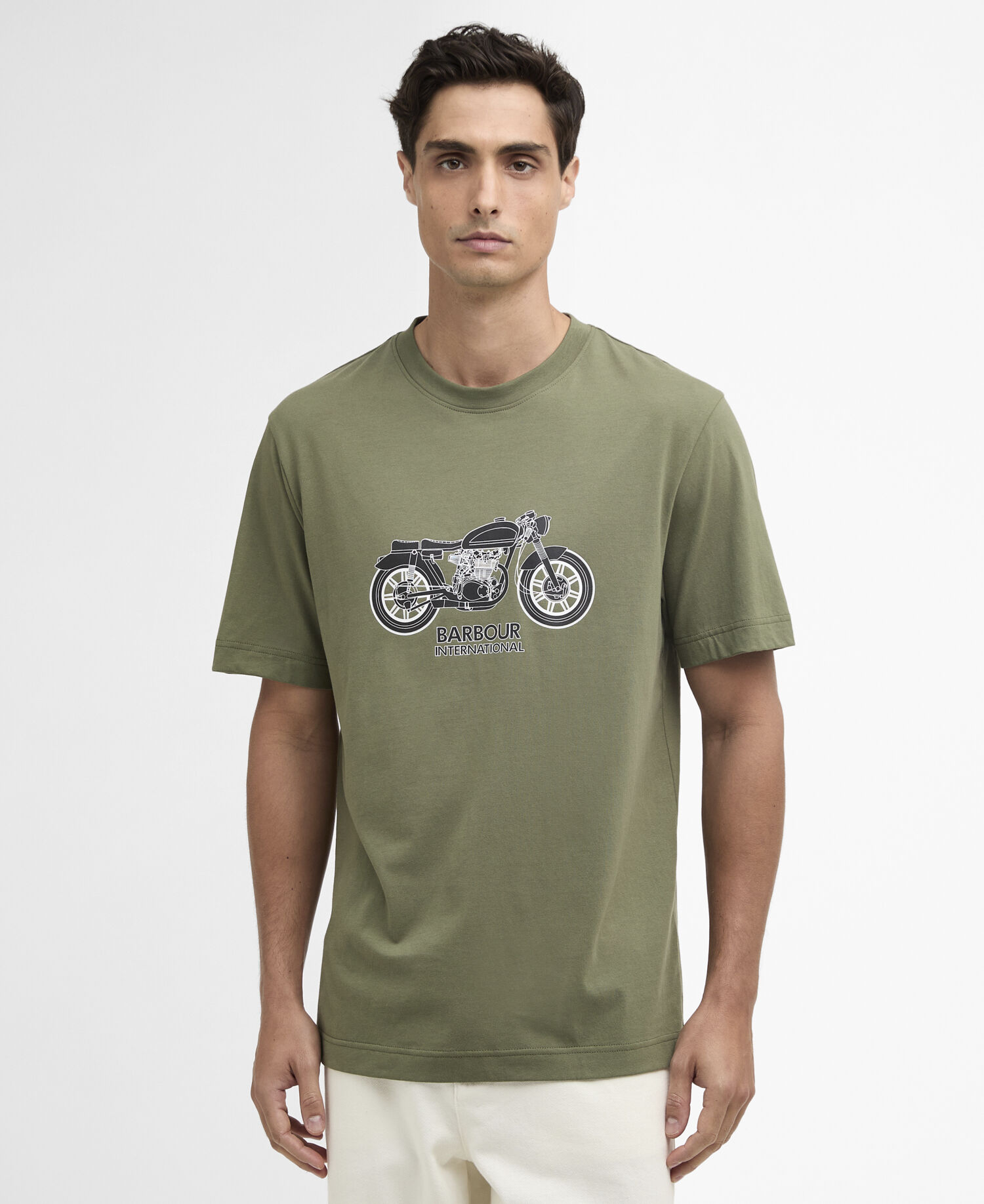 T-Shirt Piston Graphic Burnt Olive