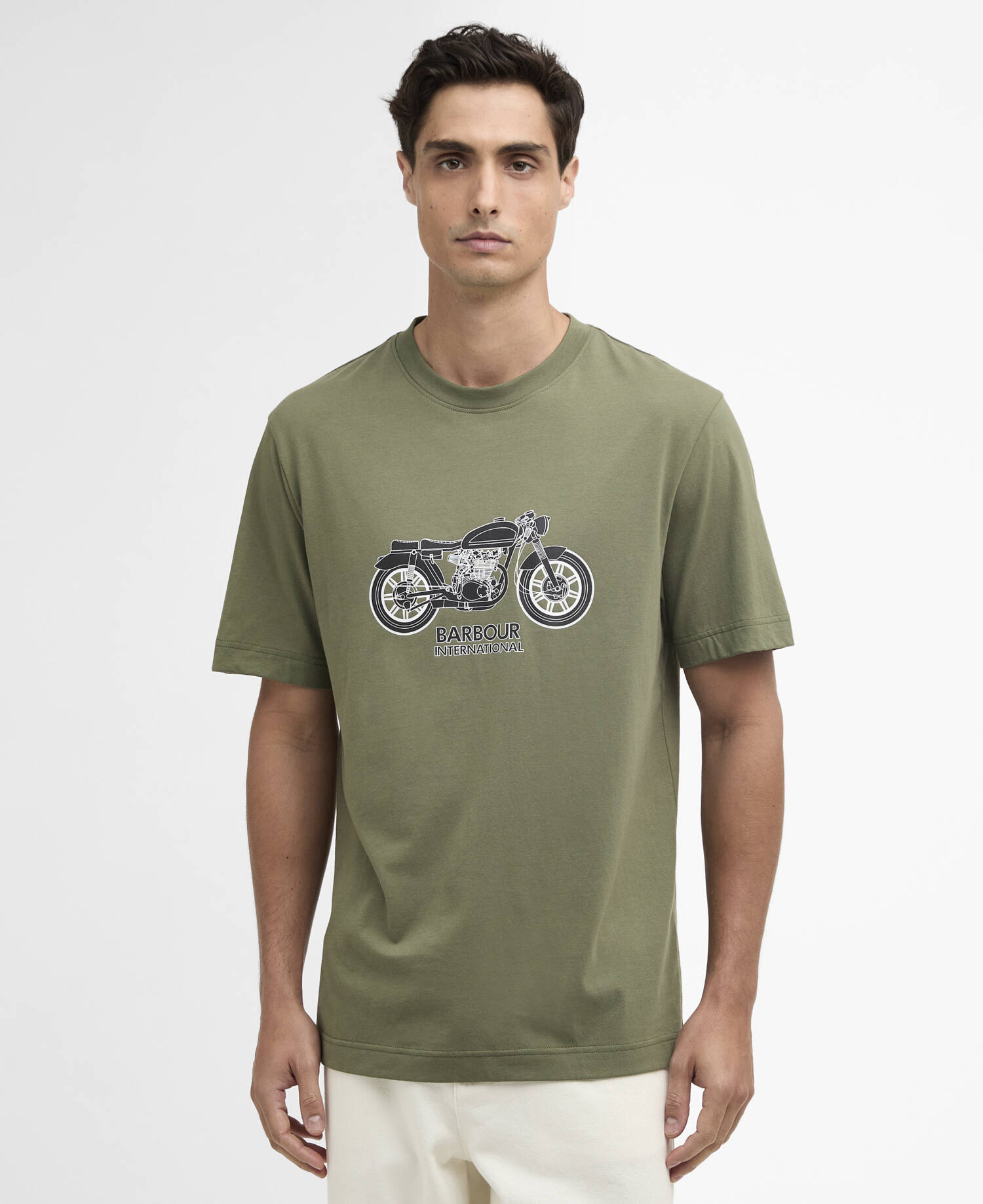 T-Shirt Piston Graphic Burnt Olive image number 0