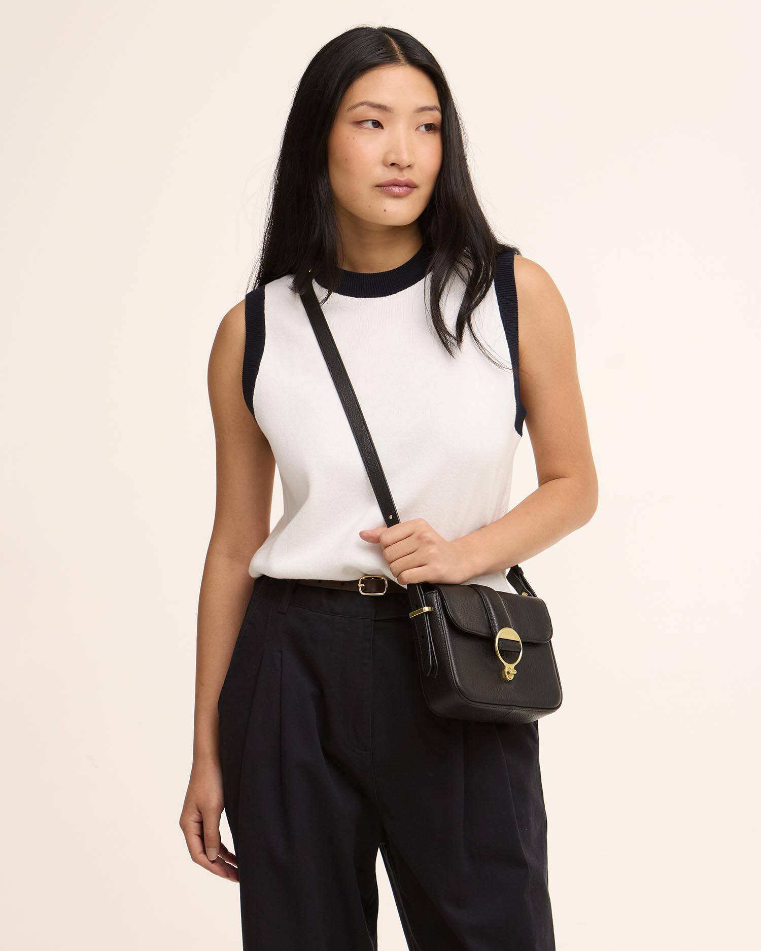 Mini Rosa Leather Crossbody Bag image number 1