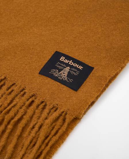 Brandy Boucle Scarf Bronze Brown