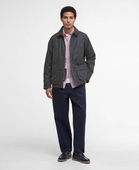 Ambleside Waxed Jacket Grey/Tartan Tbc