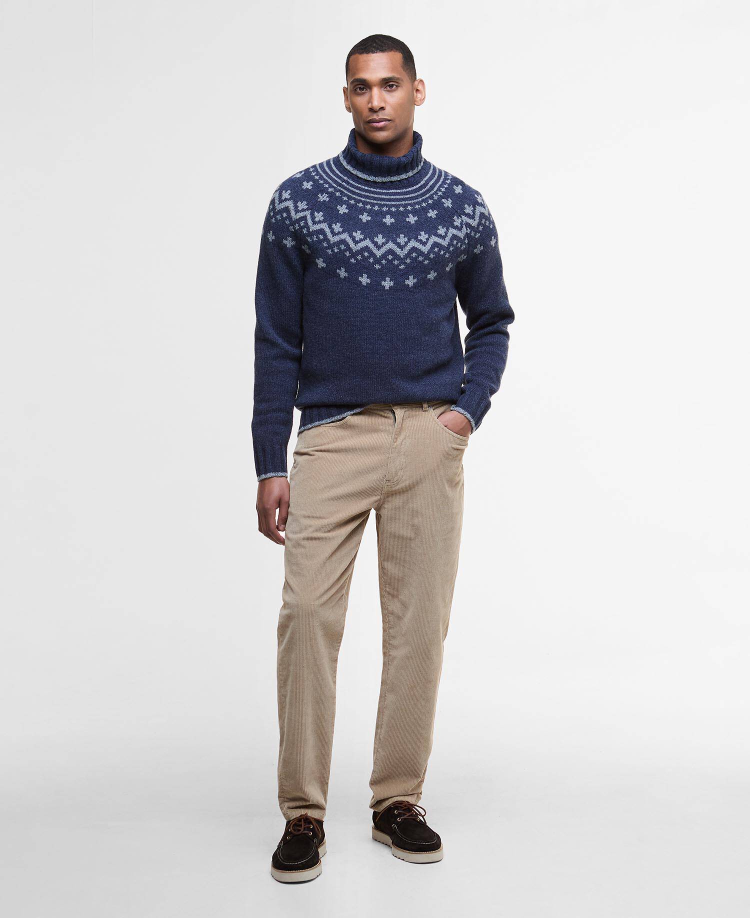 Hewton Fair Isle Roll Neck Jumper image number 1