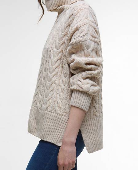Maglione Embleton a collo alto con risvolto Birch