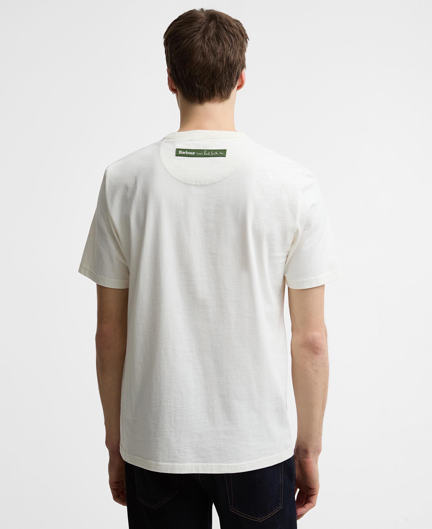 Paul Smith Loves Barbour Fishing Jacket T-Shirt Whisper White