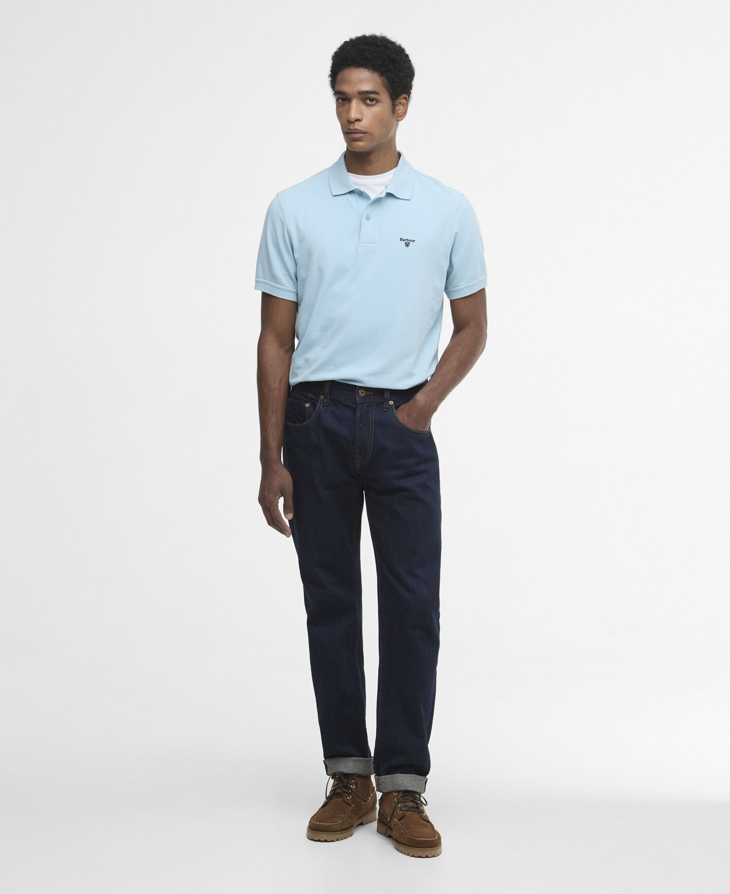 Poloshirt Lightweight Sports Surf Blue