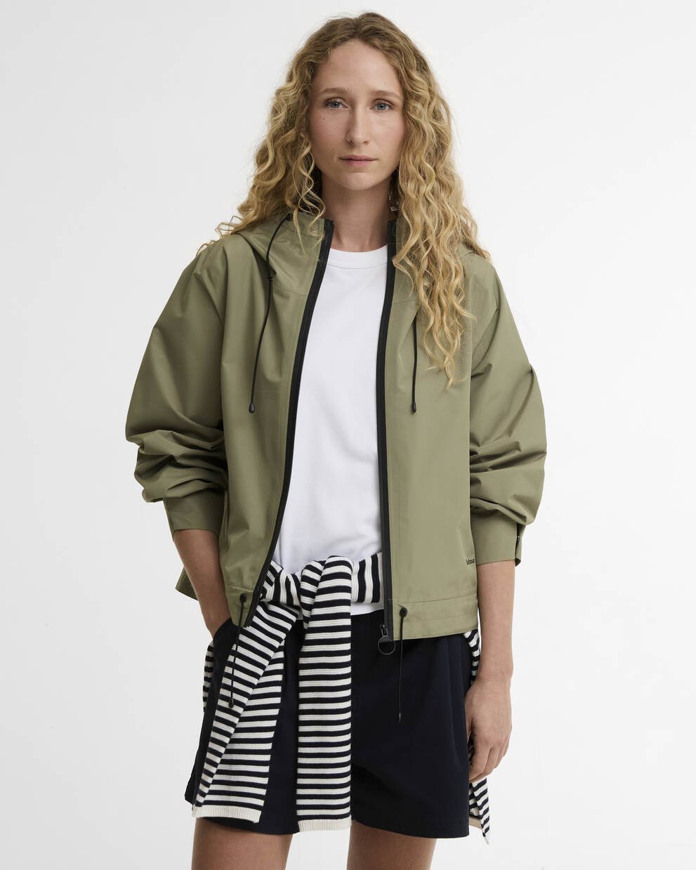 Thorpe Waterproof Jacket Bleached Olive/Fondant