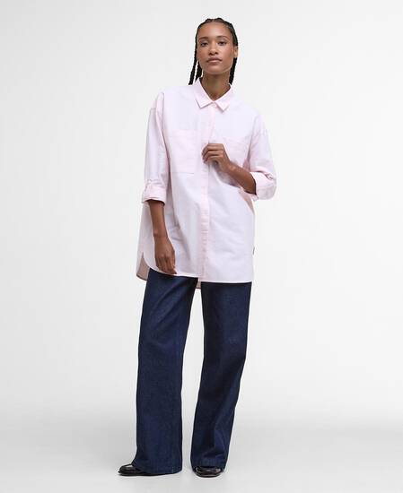 Highclere Oversized Oxford Shirt Pink